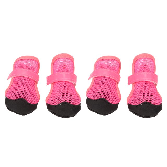 Zapatos transpirables para perros, zapatos de malla para perros, botas antideslizantes para cachorros, botas de malla para perros, salida de alta intensidad