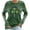 Green08, variant on qolati St Patricks Day Shirts for Women Irish Shamrocks Clovers Graphic T-Shirt Holiday Party Casual Long Sleeve Tunic Tops Green M