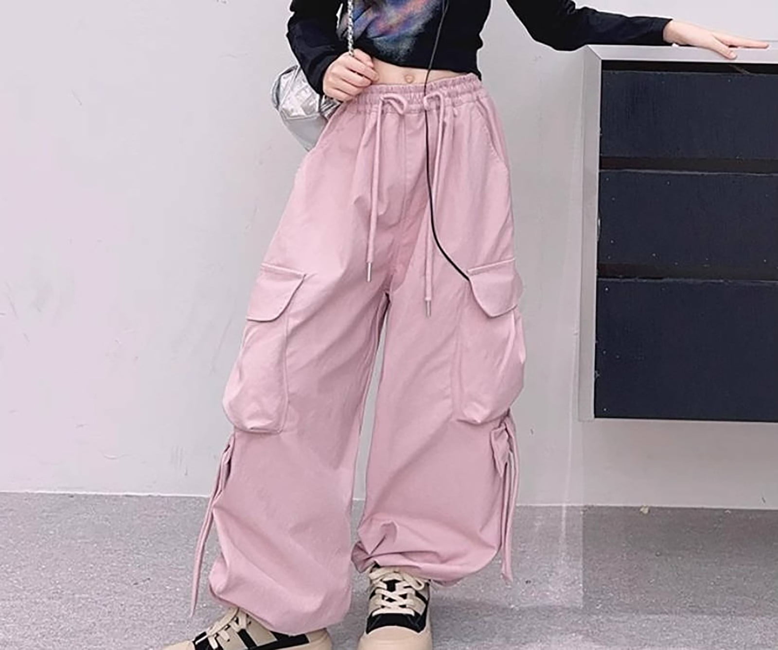Pantalon Cargo Fille - Coupe Large, Confort Danse & Streetwear, 12 Ans