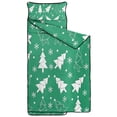 thumbnail image 2 of Green Christmas Tree Pattern Toddler Nap Mats for Kids Preschool,59"x22" Sleeping Mat Bag or Kids,Toddler Sleeping Bag,Toddler Nap Mat or Daycare, 2 of 6