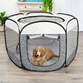 thumbnail image 6 of FurHaven Pet Products Mesh Open-Air Pet Playpen - Gray Pebbles, Extra Large, 6 of 11
