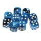 thumbnail image 2 of 2x 10x Dados de seis lados con puntos de 16 mm para MTG Craps Regalo de del juego Zulema Dados D6 de seis caras, 2 of 8