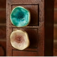 thumbnail image 4 of Set of Six Jordan Turquoise Ceramic Knobs, 4 of 7