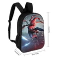thumbnail image 2 of Spiderman-theme Backpack, Campus style schoolbag Bookbag with Adjustable Shoulder Straps And Large Zip Compartment, Unisex Travel Bags., 2 of 6