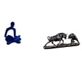 thumbnail image 1 of Escultura abstracta de figura humana y toro, arte moderno, adorno de escritorio, colección versátil para oficina, bar, boda, Feng Shui, estatua de vac, 1 of 8