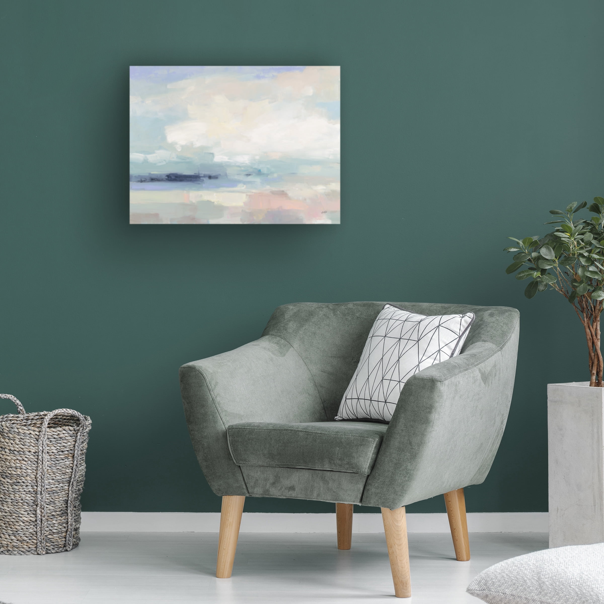 Julia Purinton 'Land Sky Water' Canvas Art