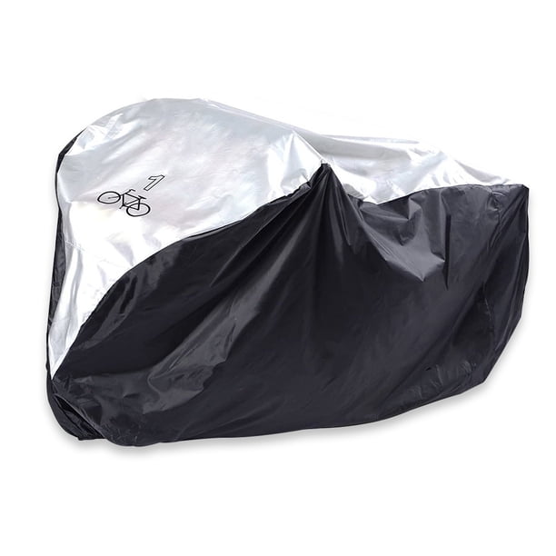 Scienceny Cubierta de bicicleta impermeable Protector de motocicleta tela Oxford resistente a la intemperie bicicleta Scooter Sun Case con cierre Bombillas para automóviles Scienceny VI015508-00B