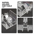 thumbnail image 3 of CIMAXIC Moderno De Servilletas Acrílico Transparente Para Oficinas Y Eventos, 3 of 7