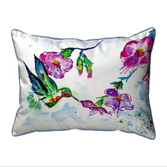 Betsy Drake HJ713 16 x 20 in. Feeding Hummingbird Large Indoor & Outdoor Pillow