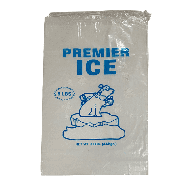 Premier Ice Bags 8 lbs Pack of 400 bags