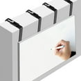 thumbnail image 4 of 1 Pack Metal Cubicle Hangers Over The Door Mirror Hooks Adjustable Cubicle Hooks Universal Door Hangers for Hats, Fit Panels with 1.4" to 3.5" Thickness (Black), 4 of 9