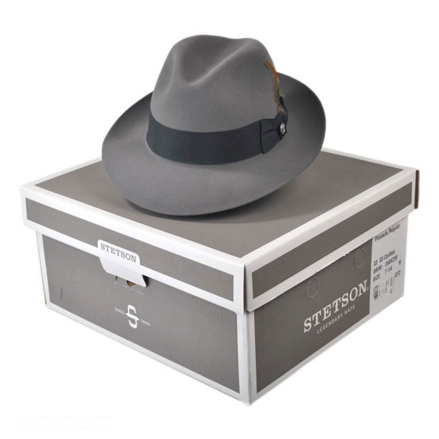 Stetson Pinnacle Beaver Fedora Hat SIZE 
