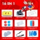 thumbnail image 2 of Estuche Protector Kit Accesorios Para Nintendo Switch Pikachu Pokémon Cracken Esports Amarillo, 2 of 5