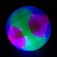 thumbnail image 4 of Pet Shining Dog Chew Ball Rubber Colorful Bite Resistant Grind Tooth Educational Toy, 4 of 14