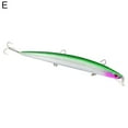 thumbnail image 5 of Ettsollp Simulation Fish Long Fishing Lure Crankbaits Hooks Minnow Hard Baits Tackle Tool-D, 5 of 7