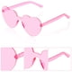 thumbnail image 3 of Gafas de Sol Fengek en Forma de Corazón Sin Montura Transparentes Rosa x30, 3 of 7