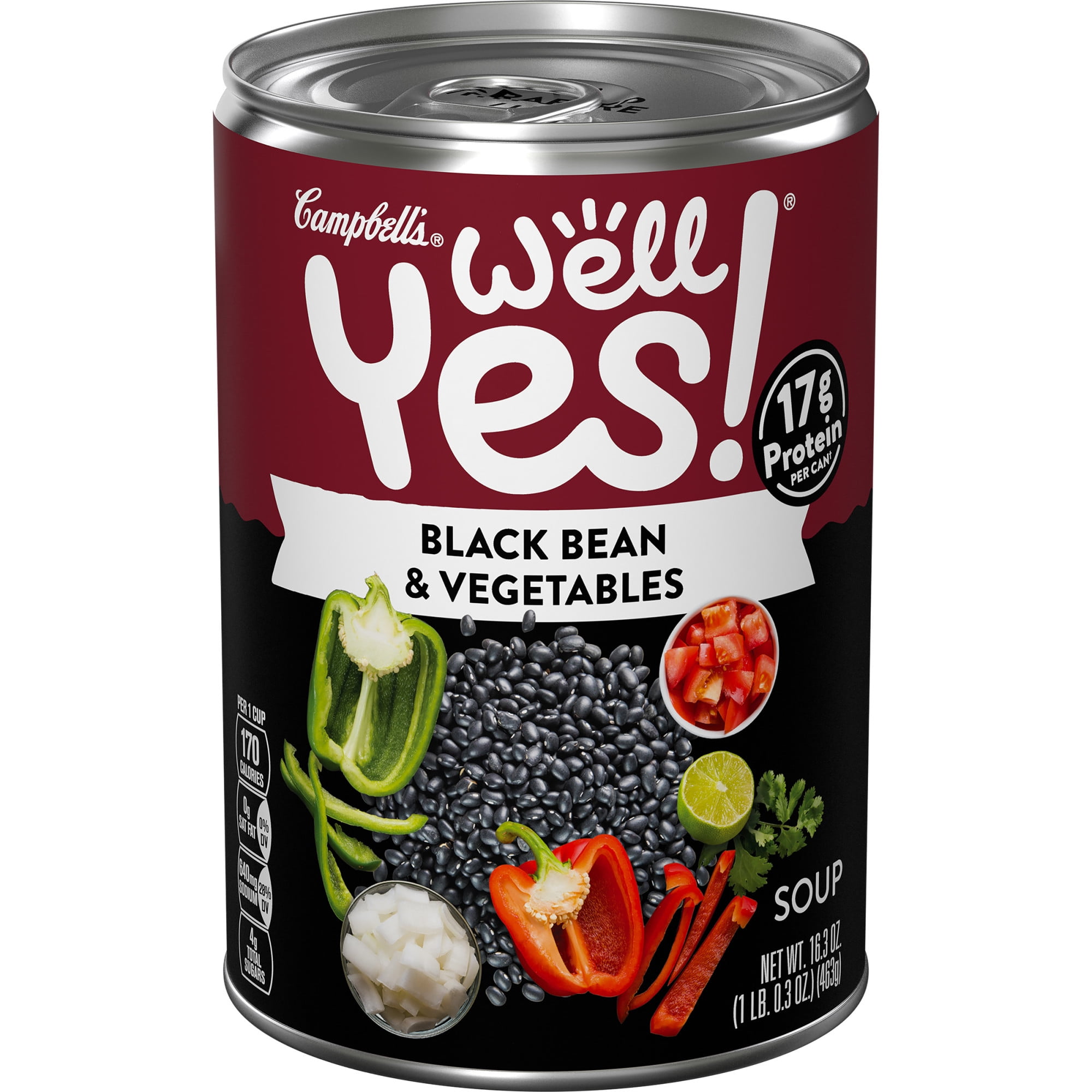 Campbell's Well Yes! Black Bean & Vegetables Soup, 16.3 Ounce Can