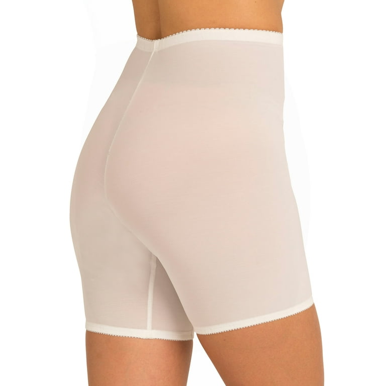 2X Plus Size Womens Beige Shapewear Girdle Long Leg Shaper Shorts