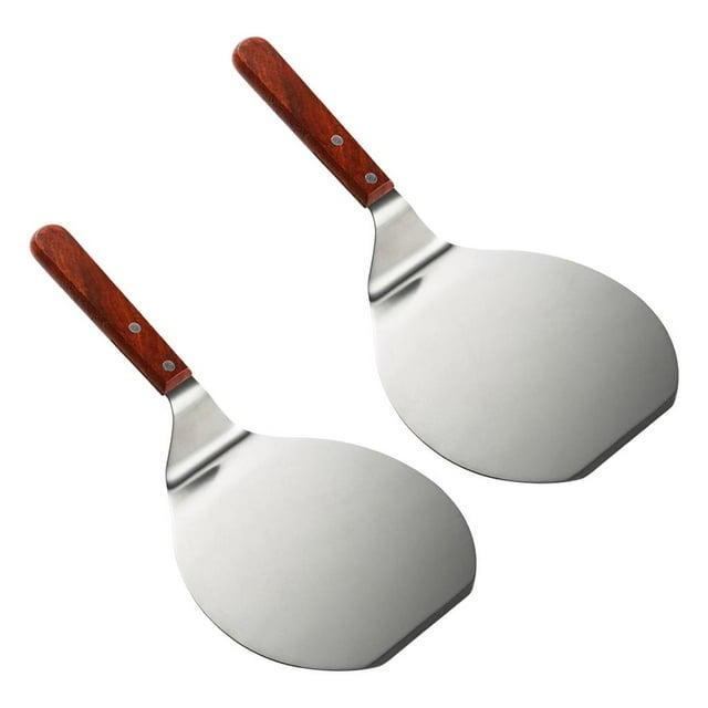 Pala para tartas de acero inoxidable con cáscara de pizza de 2x13 '' para hornear en de piedra para pizza Macarena Cake Pizza Lifter