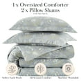 thumbnail image 2 of Infinite Blossom Printed Comforter Set by SouthShore Fine Linens, 2 of 8