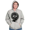 thumbnail image 4 of Eye Symbolic Celestial Spiritual Zip Up Hoodie Men's Women's Brisco Brands X, 4 of 6