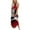 Red, variant on IROINNID Full-Length Dress For Women Printed Loose Summer Tank Dress Sundress Dresses Sleeveless V-Neck Sundress