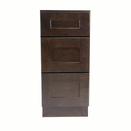 Design House 620260 Brookings Fully Assembled Shaker Drawer Base Kitchen Cabinet 18x34.5x24,