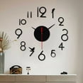 thumbnail image 1 of CNKOO DIY 3D Frameless Wall Clock Self- Adhesive Decal Digits Suitable for Home Dining Room, 1 of 2