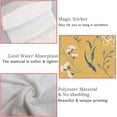 thumbnail image 4 of Hanging Towels 2 Pcs, Dish Towels Simple Flowers Absorbent Hand Towels with Hanging Loop Washcloth for Bathroom Kitchen, 4 of 6