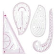 thumbnail image 4 of GUOOL 4 Pcs Règle Courbe Française Règle de Mesure pour Tailleurs Designers, 4 of 7