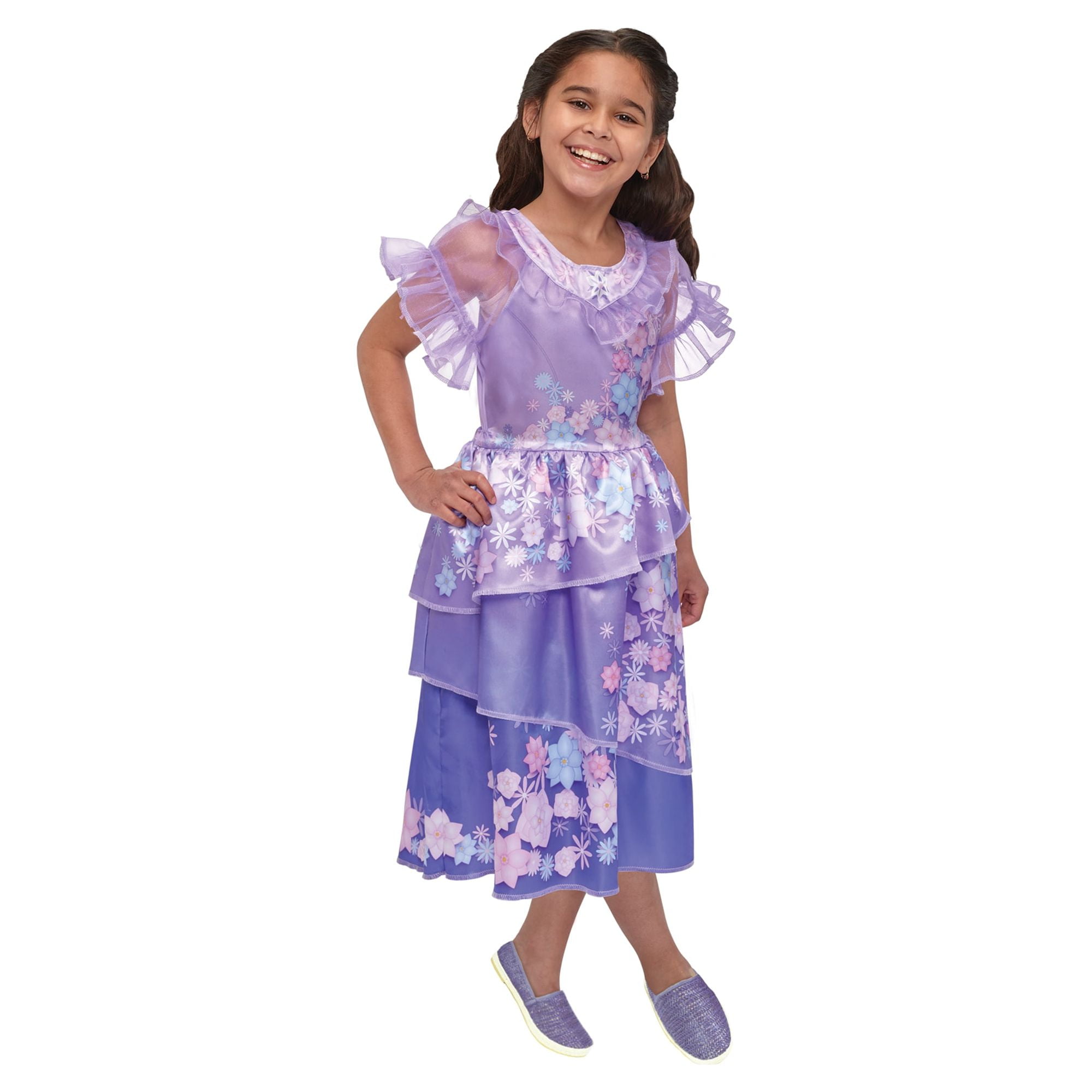 5 Pack Kids Isabela Princess Dress With Wig Girls Encanto Madrigal