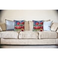 thumbnail image 3 of Betsy Drake Interiors Red Geraniums Large Indoor/Outdoor Pillow 18x18, 3 of 3