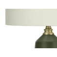 thumbnail image 6 of Lighting Fixtures Lighting, 26"h, Table Lamp, Green Ceramic, Ivory / Cream Shade, Contemporary,Table Lamps, 6 of 7