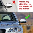 thumbnail image 4 of Rear View Mirror Cover Compatible With Bmw F10 F11 F18 2014-2017 Bright Black-yujia, 4 of 4