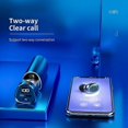 thumbnail image 3 of Auriculares Bluetooth con chip 5.2, linterna LED, auriculares internos, auriculares Bluetooth para juegos con micrófono, manos libres deportivos, 3 of 5
