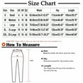 thumbnail image 3 of COSFO Plaid Sweat Pants for Womens Black Joggers Elastic Waist Casual Taper Pants Drawstring Adjustable Width Loose Pants, 3 of 5