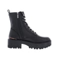 thumbnail image 2 of Guess Womens Fearne  Leather Ankle Combat & Lace-up Boots, 2 of 3