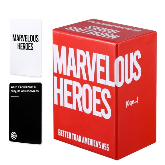 Party Zealot Adults Marvel Heroes Card Games, Paper, 4 x 3 x 5 5