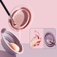 thumbnail image 1 of Brush Cleaner Professional Reused Multifunctional Wide Application Leak-Proof Cosmetics Tool Portable Makeup Brush Cleaner Bowl for Travel, 1 of 8