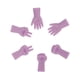 thumbnail image 5 of Agujas De Tejer Sunnimix 6 Uds Cubierta De Punto piedra tijera papel color morado, 5 of 7