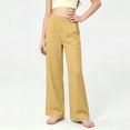 thumbnail image 2 of yillto Girls Wide Leg Pants Palazzo Lightweight Casual Elastic Waist Loose Athletic Pant Sweatpants, 2 of 7