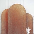 thumbnail image 6 of BalsaCircle 7 ft Fitted Metallic Spandex Round Top Wedding Arch Backdrop Stand Cover Party Events Decorations, 6 of 8