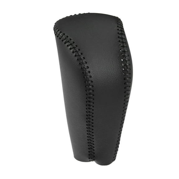 Gear Shift Lever Cover Auto Interior Gear Shift Knob Trim for Honda Odyssey 2015-2018 Black Stitches