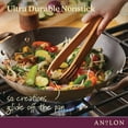 thumbnail image 4 of Anolon Advanced Home Hard Anodized Nonstick Wok/Stir Fry with Lid and Cooking Tool, 14 Inch, Bronze, 4 of 9