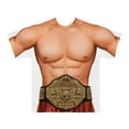 thumbnail image 2 of Faux Wrestler Muscle Costume T-Shirt Adult, 2 of 2
