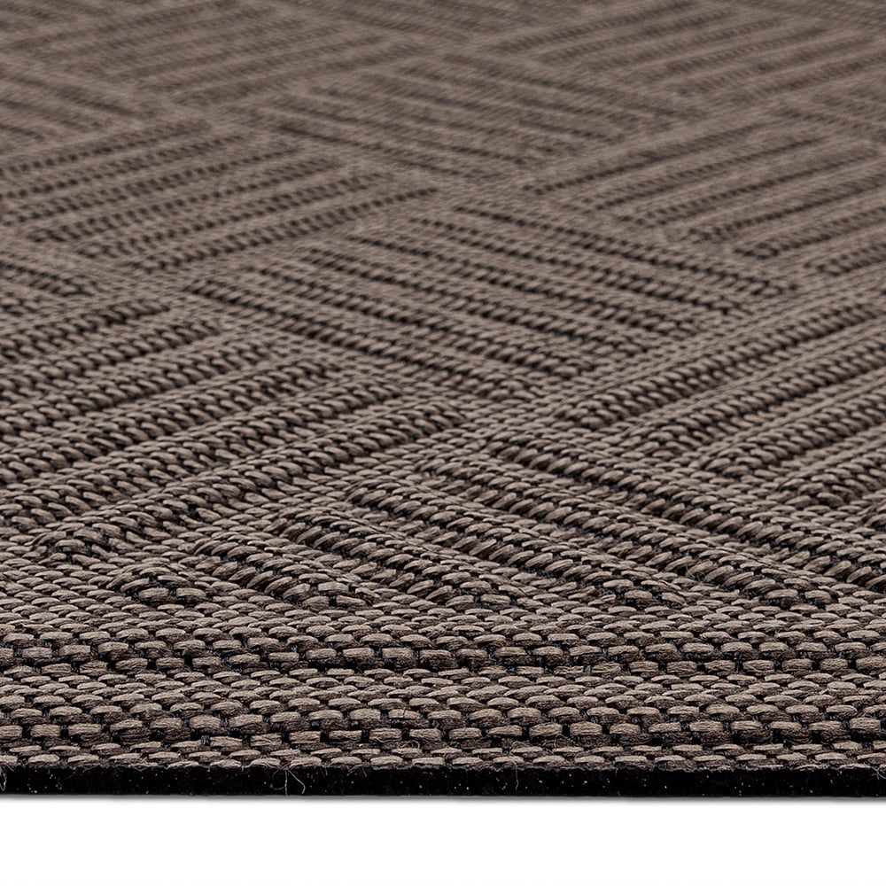 Mohawk Home Parquet Impressions Jacquard Low Pile Non-slip All Weather Indoor/Outdoor Door Mat, Gray, 2' x 3'
