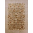 thumbnail image 1 of Ahgly Company Machine Washable Indoor Rectangle Industrial Modern Light Brown Area Rugs, 2' x 5', 1 of 7