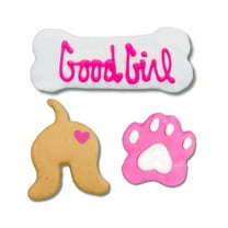 Tail Bangers Good Girl Peanut Butter & Honey Assorted Crunchy Dog Treats, 18 count