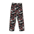 thumbnail image 5 of Daiia Vintage Skull Casino Men's Sleep Pant with Pockets and Drawstring,Pajama Pants-Medium, 5 of 9