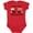 Red, variant on Inktastic Daddy's Little Firefighter Boys or Girls Baby Bodysuit